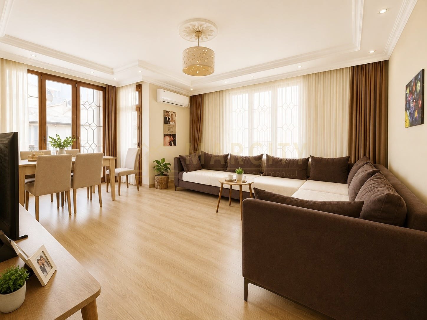Marcity'den Basınsitesi Migros Civarı Tek Daire Üzeri 3+1 Full Arakat Daire